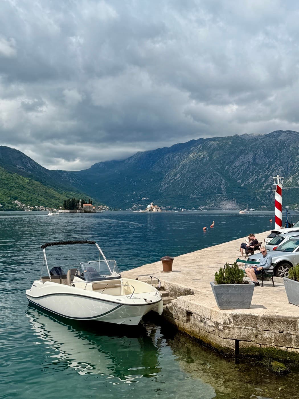 Boat at Perast marina